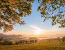 herbstlicher sonnenuntergang am rothaarsteig  kopie 