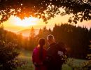 sonnenuntergang am rothaarsteig beim wandern im sauerland  kopie 