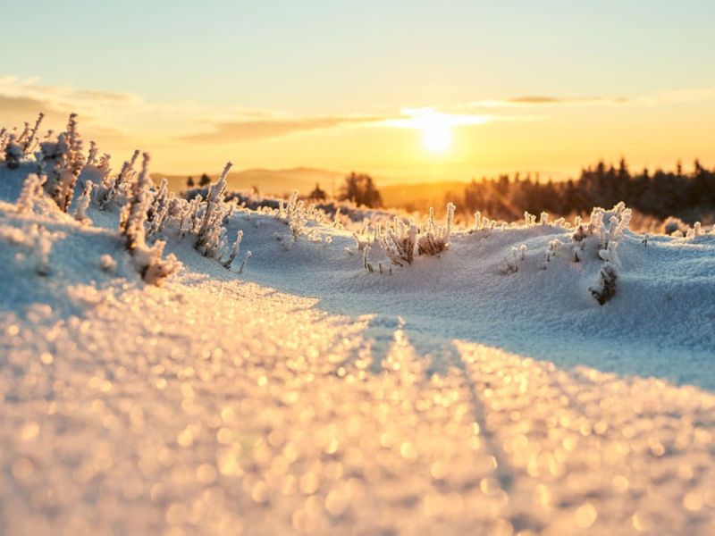 sonnenaufgang beim winterurlaub zwischen olpe und winterberg sonnenaufgang beim winterurlaub zwischen olpe und winterberg