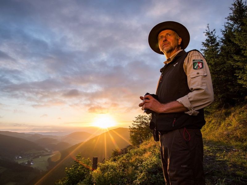 ranger beim sonnenuntergang im sauerland  kopie  ranger beim sonnenuntergang im sauerland  kopie